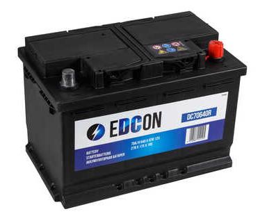Аккумулятор EDCON 80Ah 740A обратная полярность(-+)