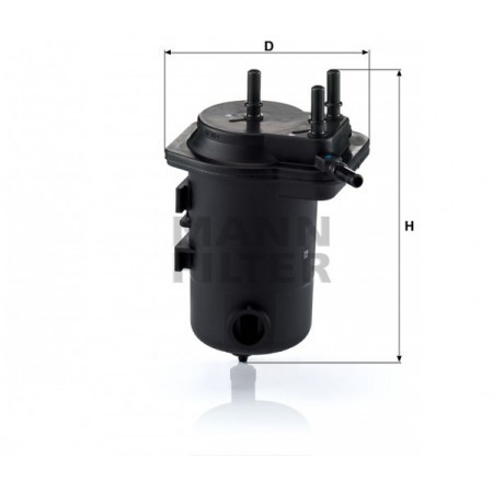 Фильтр топливный 1.5 Дизель (без присоединения для датчика уровня воды)