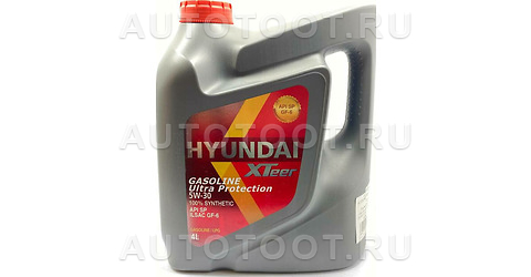 Масло моторное синтетическое Kia/Hyundai Gasoline Ultra Protection 5W-30 4л - 1041002 Kia/Hyundai для 