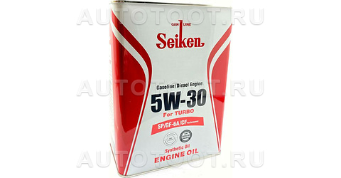 Масло моторное SEIKEN синтетика SP 5W-30 4л - SKSPGF6A5W30C SEIKEN для 