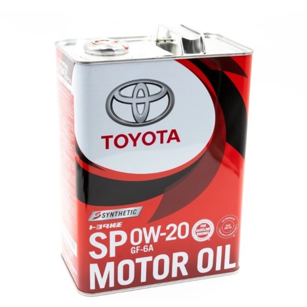 Масло моторное TOYOTA SP 0W-20, 4л