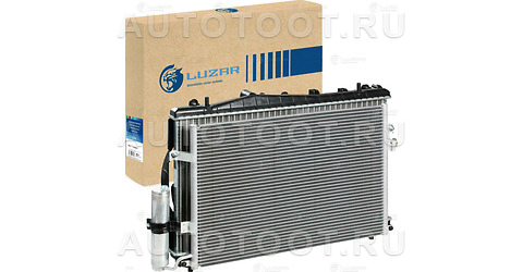 Радиатор охлаждения и кондиционера в сборе с вентиляторами МКПП - LRK0578 Luzar  для CHEVROLET LACETTI, DAEWOO GENTRA