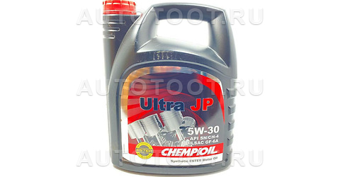 Масло моторное синтетическое CHEMPIOIL 5W-30 Ultra JP SN/CH 4л - CH97204 CHEMPIOIL  для 