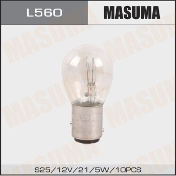 Лампа подсветки P21/5W 12V MASUMA