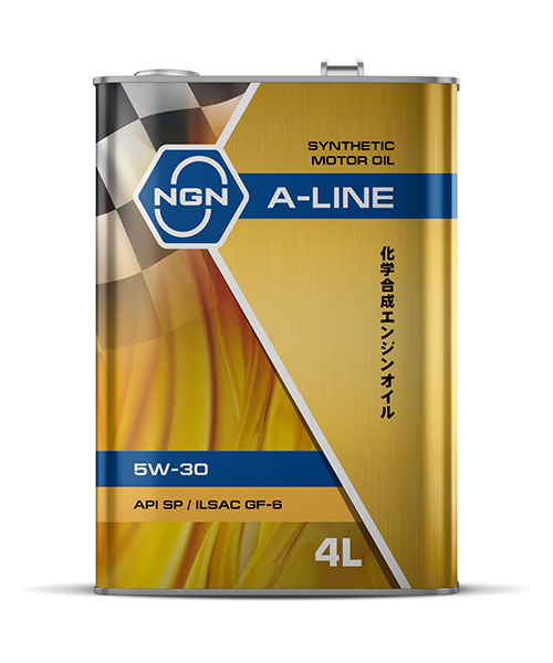 Масло моторное синтетическое NGN A-Line 5W-30 SP 4л