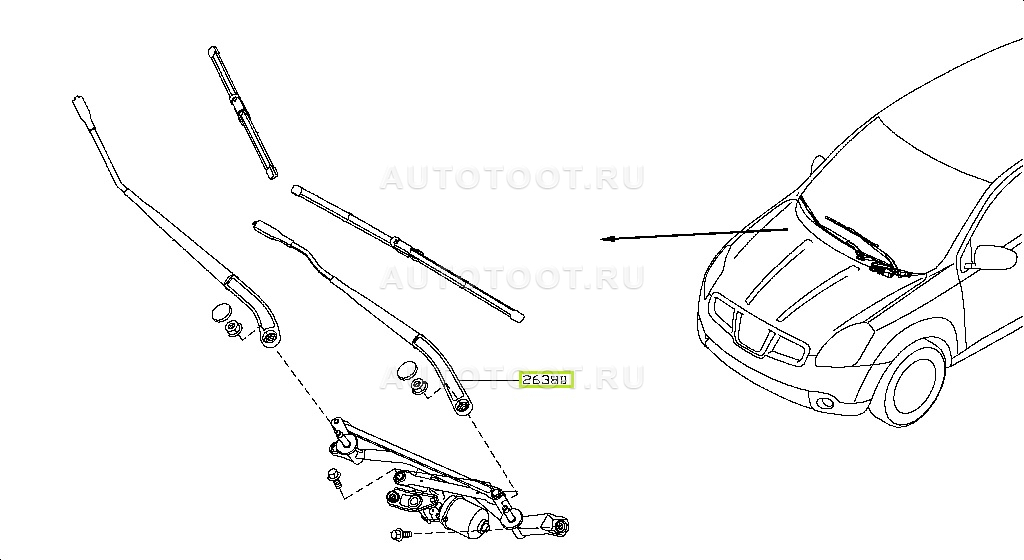 Щетки Стеклоочистителя Ниссан Кашкай J10 Купить