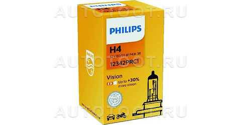 Лампа H4 Philips +30% - 12342PRC1 Philips для 