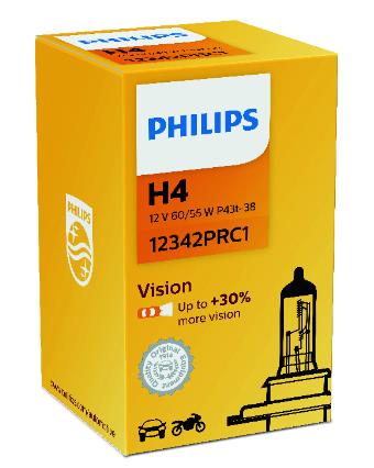 Лампа H4 Philips +30%