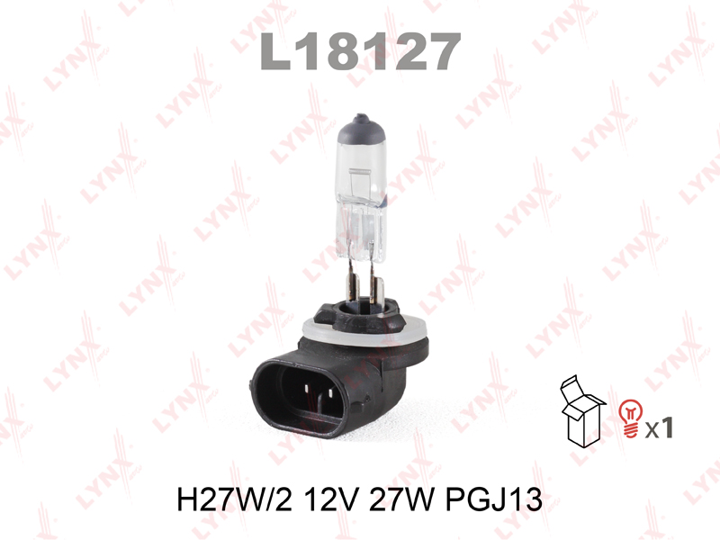 Лампа H27W/2 12V LYNXauto