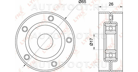 Ролик натяжителя приводного ремня - FP2078 Sufix для VOLKSWAGEN POLO