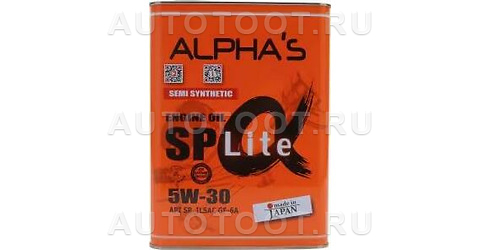 Масло моторное полусинтетическое 5W-30 SP ALPHAS 4л - 809044 ALPHAS для 