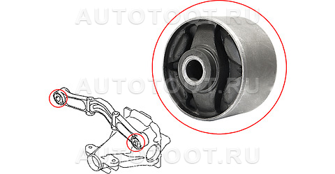 Сайлентблок (опора заднего редуктор) передний - ADMMI1010 Tenacity для MITSUBISHI PAJERO