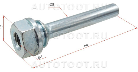 Направляющая заднего тормозного суппорта нижняя - ST582224D500 SAT для HYUNDAI TUCSON