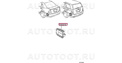 Решетка вентиляционная 62940-33040 -   для TOYOTA COROLLA FIELDER