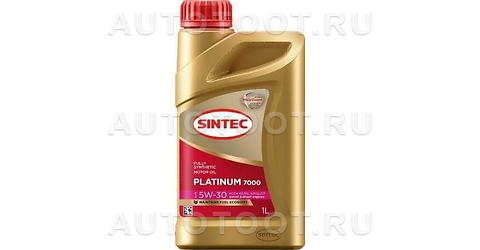 Масло моторное синтетическое Sintec Platinum 7000 5W-30 A5/B5 SL/CF 1л - 600157 SINTEC для 