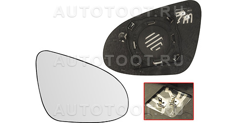 Полотно зеркала правое(сферическое с подогревом) - ST1210110 Sat для TOYOTA COROLLA AXIO, TOYOTA COROLLA FIELDER, TOYOTA AQUA