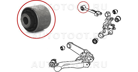 Сайлентблок поперечного рычага внутренний - ST52395S6M801 Sat для HONDA ODYSSEY