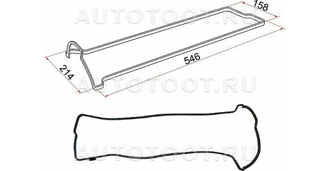 Прокладка крышки клапанов 1G-FE - K1121370040 Sat для TOYOTA MARK 2
