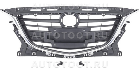 Решетка радиатора в сборе с хром молдингом -   для MAZDA 3 (AXELA)