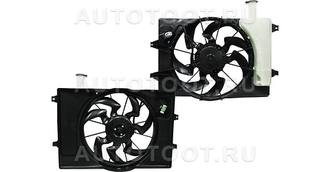 Диффузор радиатора в сборе 1,6 - 2,0 - ST590005 Sat для KIA CERATO