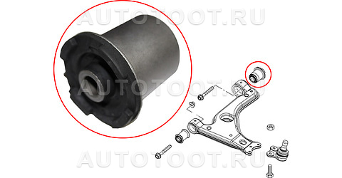 Сайлентблок переднего нижнего рычага задний -SL1118 Sufix для OPEL ASTRA