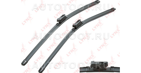 Щетка стеклоочистителя бескаркасная 600мм (24") LYNXauto (комплект 2шт) - Артикул XF6060B - Производитель LYNXauto - Фото, Отзывы, Цены 
