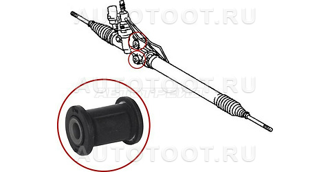 Сайлентблок рулевой рейки 1JZ-GE/1G-FE -  для TOYOTA MARK 2, TOYOTA CRESTA, TOYOTA CHASER