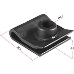 Клипса 76882-D4001 -KJ694 Masuma для NISSAN ALMERA CLASSIC