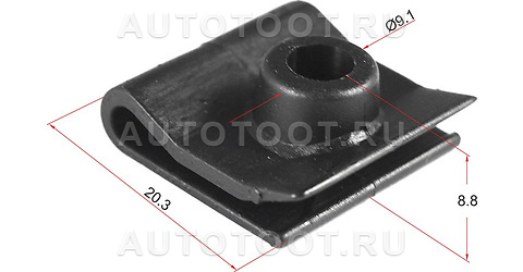 Клипса 76882-D4001 -KJ694 Masuma для NISSAN ALMERA CLASSIC