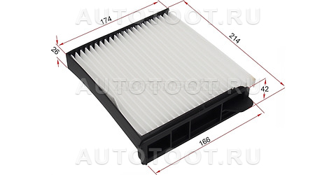 Фильтр салонный -STAY684NS007 Sat для NISSAN MARCH, NISSAN CUBE