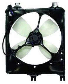 Диффузор радиатора в сборе (рамка+мотор+вентилятор, MT)