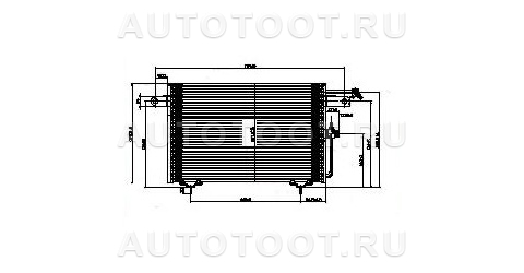 Радиатор кондиционера -   для AUDI A6