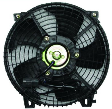 Диффузор радиатора охлаждения в сборе (мотор+вентилятор, euro)
