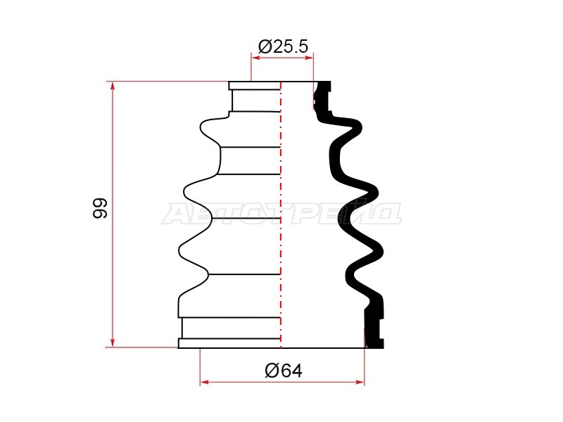Пыльник шрус внутренний