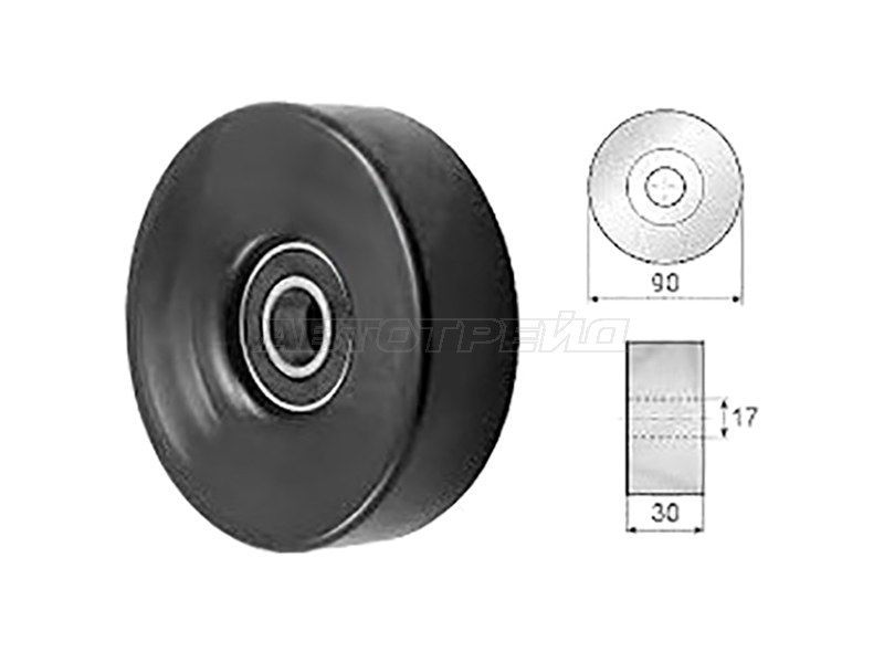 Натяжной ролик приводного ремня 2UZFE