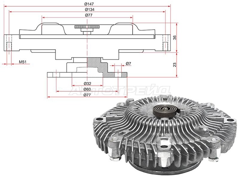Вискомуфта TD42	