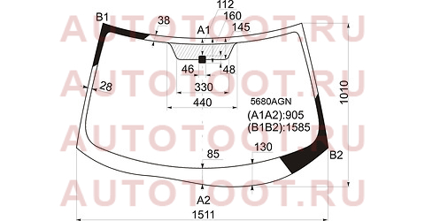 Стекло лобовое MITSUBISHI OUTLANDER XL CW#W 05-12/PEUGEOT 4007 07-12 5680agn agc – купить в Омске. Цены, характеристики, фото в интернет-магазине autotoot.ru