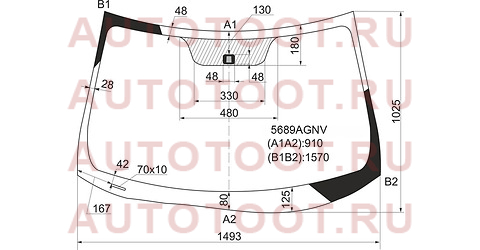 Стекло лобовое MITSUBISHI ASX/RVR GA#W 10-/CITROEN C4 AIRCROSS 12-17 /PEUGEOT 4008 12-17 5689agnv agc – купить в Омске. Цены, характеристики, фото в интернет-магазине autotoot.ru