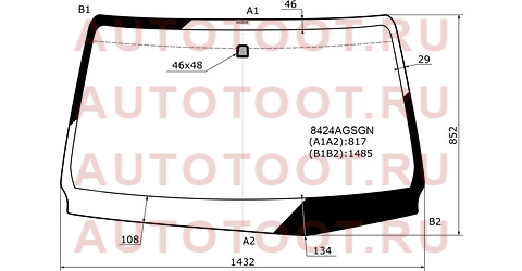 Стекло лобовое TOYOTA HILUX PICK UP 15-/ FORTUNER 15- 8424agsgn agc – купить в Омске. Цены, характеристики, фото в интернет-магазине autotoot.ru