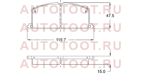 Колодки тормозные перед TOYOTA COROLLA/SPRINTER/RAUM/SPACIO/CALDINA an113k akebono – купить в Омске. Цены, характеристики, фото в интернет-магазине autotoot.ru