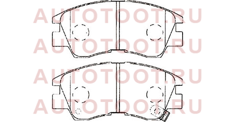 Колодки тормозные перед MITSUBISHI DELICA P#V/P#W 94-00/L200 K#T 86-96/PAJERO V2#W/V4#W 90-00 an233wk akebono – купить в Омске. Цены, характеристики, фото в интернет-магазине autotoot.ru