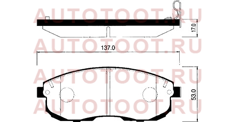 Колодки тормозные перед NISSAN TEANA 32 VQ25/JUKE F15 MR16DD an286wk akebono – купить в Омске. Цены, характеристики, фото в интернет-магазине autotoot.ru