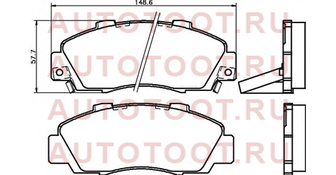 Колодки тормозные перед HONDA CR-V RD1/2 MTM/CIVIC EK9 TYPER 95-02/STEPWGN/S-MX 96-/ODYSSEY 94-/HR-V an358wk akebono – купить в Омске. Цены, характеристики, фото в интернет-магазине autotoot.ru