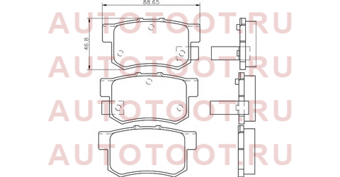 Колодки тормозные зад HONDA CR-V RD# 02-06/STREAM 01- an359wk akebono – купить в Омске. Цены, характеристики, фото в интернет-магазине autotoot.ru