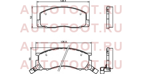 Колодки тормозные перед TOYOTA ESTIMA EMINA/LUCIDA 92- an379wk akebono – купить в Омске. Цены, характеристики, фото в интернет-магазине autotoot.ru