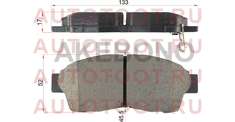 Колодки тормозные перед TOYOTA RAV4/CORONA/CARINA 92-#T19#/COROLLA ##E10#/11# an394wk akebono – купить в Омске. Цены, характеристики, фото в интернет-магазине autotoot.ru