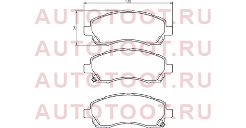 Колодки тормозные перед SUBARU IMPREZA GF 92-00/LEGACY BD/BG/BE/BH an462wk akebono – купить в Омске. Цены, характеристики, фото в интернет-магазине autotoot.ru