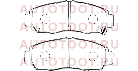 Колодки тормозные дисковые передние HONDA FR-V (BE) 04 AN-613WK an613wk akebono – купить в Омске. Цены, характеристики, фото в интернет-магазине autotoot.ru