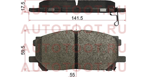 Колодки тормозные перед TOYOTA HARRIER/LEXUS RX3## 03- an687wk akebono – купить в Омске. Цены, характеристики, фото в интернет-магазине autotoot.ru