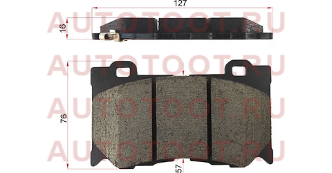 Колодки тормозные перед INFINITI FX35/45 an749wk akebono – купить в Омске. Цены, характеристики, фото в интернет-магазине autotoot.ru